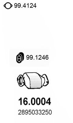 ASSO 16.0004 Катализатор для HYUNDAI SONATA II (Хендай Соната 2) ASSO 16.0004 Катализатор для HYUNDAI SONATA II (Хендай Соната 2)