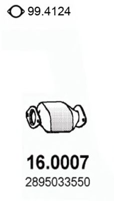 ASSO 16.0007 Катализатор для HYUNDAI SONATA II (Хендай Соната 2) ASSO 16.0007 Катализатор для HYUNDAI SONATA II (Хендай Соната 2)