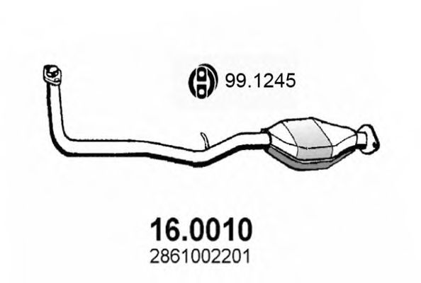 ASSO 16.0010 Катализатор для HYUNDAI ATOZ (Хендай Атоз) ASSO 16.0010 Катализатор для HYUNDAI ATOZ (Хендай Атоз)