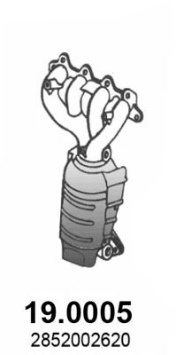 ASSO 19.0005 Катализатор для KIA MORNING (Киа Морнинг)