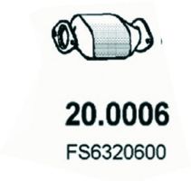 ASSO 20.0006 Катализатор для MAZDA MX-6 (Мазда Мx-6) ASSO 20.0006 Катализатор для MAZDA MX-6 (Мазда Мx-6)