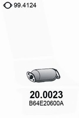 ASSO 20.0023 Катализатор для MAZDA MX-5 I (Мазда Мx-5 и) ASSO 20.0023 Катализатор для MAZDA MX-5 I (Мазда Мx-5 и)