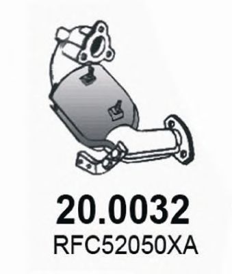 ASSO 20.0032 Катализатор для MAZDA 6 (Мазда 6) ASSO 20.0032 Катализатор для MAZDA 6 (Мазда 6)