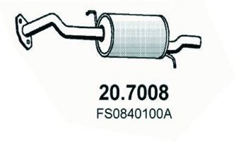 ASSO 20.7008 Глушитель выхлопных газов конечный для MAZDA MX-6 (Мазда Мx-6) ASSO 20.7008 Глушитель выхлопных газов конечный для MAZDA MX-6 (Мазда Мx-6)