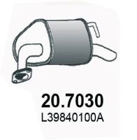 ASSO 20.7030 Глушитель выхлопных газов конечный для MAZDA ATENZA (Мазда Атэнза) ASSO 20.7030 Глушитель выхлопных газов конечный для MAZDA ATENZA (Мазда Атэнза)