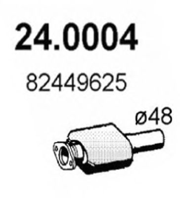 ASSO 24.0004 Катализатор для LANCIA (Лансиа/лянча) ASSO 24.0004 Катализатор для LANCIA (Лансиа/лянча)