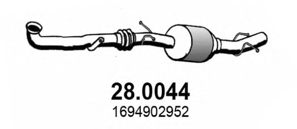 ASSO 28.0044 Катализатор для MERCEDES-BENZ B-CLASS (Мэрcэдэс-бэнз Б класс) ASSO 28.0044 Катализатор для MERCEDES-BENZ B-CLASS (Мэрcэдэс-бэнз Б класс)