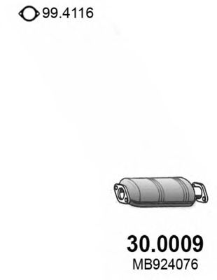 ASSO 30.0009 Катализатор для MITSUBISHI COLT IV (Митсубиши/митсубиси Кольт 4) ASSO 30.0009 Катализатор для MITSUBISHI COLT IV (Митсубиши/митсубиси Кольт 4)