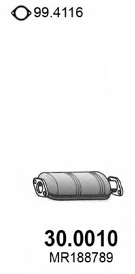 ASSO 30.0010 Катализатор для MITSUBISHI COLT IV (Митсубиши/митсубиси Кольт 4) ASSO 30.0010 Катализатор для MITSUBISHI COLT IV (Митсубиши/митсубиси Кольт 4)