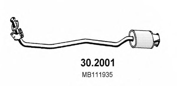 ASSO 30.2001 Предглушитель выхлопных газов для MITSUBISHI COLT I (Митсубиши/митсубиси Cолт и) ASSO 30.2001 Предглушитель выхлопных газов для MITSUBISHI COLT I (Митсубиши/митсубиси Cолт и)