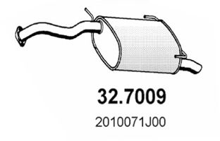 ASSO 32.7009 Глушитель выхлопных газов конечный для NISSAN PRIMERA (Ниссан Примера) ASSO 32.7009 Глушитель выхлопных газов конечный для NISSAN PRIMERA (Ниссан Примера)