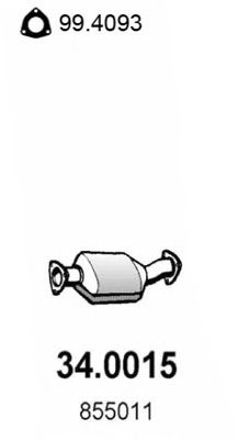 ASSO 34.0015 Катализатор для OPEL KADETT E COMBO (Опель Кадэтт э комбо) ASSO 34.0015 Катализатор для OPEL KADETT E COMBO (Опель Кадэтт э комбо)