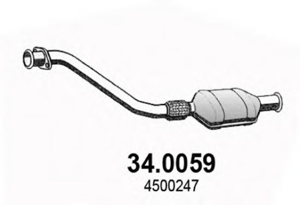 ASSO 34.0059 Катализатор для OPEL MOVANO (Опель Моvано) ASSO 34.0059 Катализатор для OPEL MOVANO (Опель Моvано)