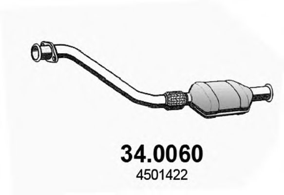 ASSO 34.0060 Катализатор для OPEL MOVANO (Опель Моvано) ASSO 34.0060 Катализатор для OPEL MOVANO (Опель Моvано)