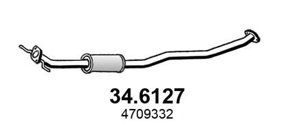 ASSO 34.6127 Средний глушитель выхлопных газов для SUZUKI SPLASH (Сузуки Сплаш) ASSO 34.6127 Средний глушитель выхлопных газов для SUZUKI SPLASH (Сузуки Сплаш)