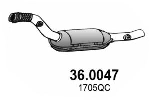 ASSO 36.0047 Катализатор для PEUGEOT 206 CC (Пежо 206 сс) ASSO 36.0047 Катализатор для PEUGEOT 206 CC (Пежо 206 сс)