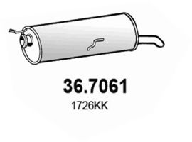 ASSO 36.7061 Глушитель выхлопных газов конечный для CITROëN (Cитроëн) ASSO 36.7061 Глушитель выхлопных газов конечный для CITROëN (Cитроëн)