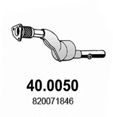 ASSO 40.0050 Катализатор для RENAULT LAGUNA II (Рено Лагуна 2) ASSO 40.0050 Катализатор для RENAULT LAGUNA II (Рено Лагуна 2)