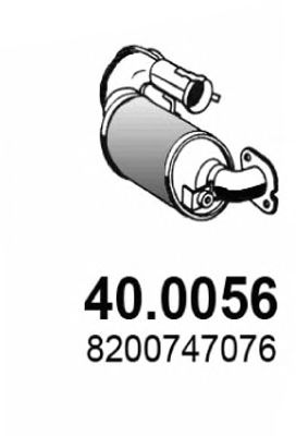 ASSO 40.0056 Катализатор для RENAULT LAGUNA II (Рено Лагуна 2) ASSO 40.0056 Катализатор для RENAULT LAGUNA II (Рено Лагуна 2)