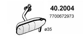 ASSO 40.2004 Предглушитель выхлопных газов для RENAULT LE CAR (Рено Лэ cар) ASSO 40.2004 Предглушитель выхлопных газов для RENAULT LE CAR (Рено Лэ cар)