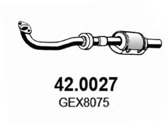 ASSO 42.0027 Катализатор для ROVER 75 ER (Ровер 75 эр) ASSO 42.0027 Катализатор для ROVER 75 ER (Ровер 75 эр)