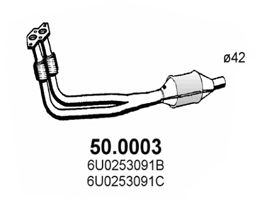 ASSO 50.0003 Катализатор для SKODA FELICIA II (Шкода Фелиция 2) ASSO 50.0003 Катализатор для SKODA FELICIA II (Шкода Фелиция 2)