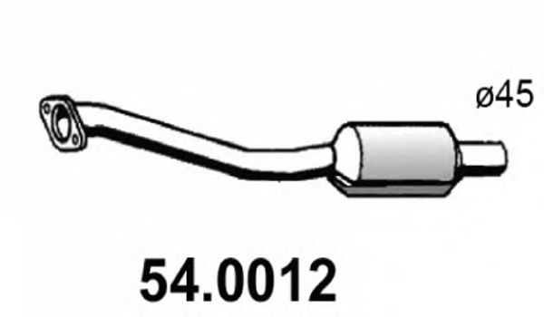 ASSO 54.0012 Катализатор для TOYOTA ECHO (Тойота/тоета Эчо) ASSO 54.0012 Катализатор для TOYOTA ECHO (Тойота/тоета Эчо)