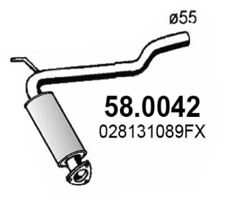 ASSO 58.0042 Катализатор для VOLKSWAGEN T4 MULTIVAN (Фольксваген Т4 мултиvан) ASSO 58.0042 Катализатор для VOLKSWAGEN T4 MULTIVAN (Фольксваген Т4 мултиvан)
