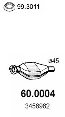 ASSO 60.0004 Катализатор для VOLVO (Вольво) ASSO 60.0004 Катализатор для VOLVO (Вольво)