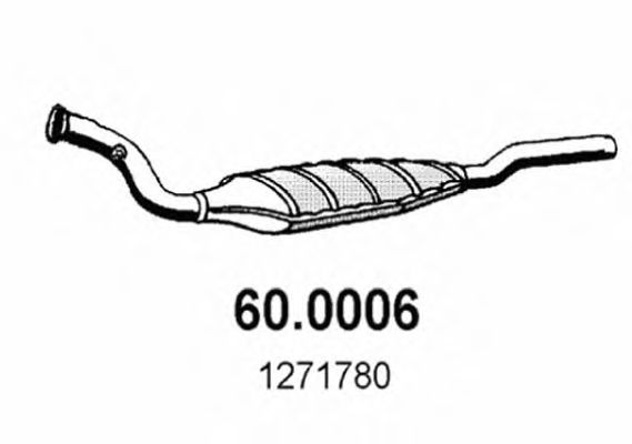 ASSO 60.0006 Катализатор для VOLVO S70 (Вольво С70) ASSO 60.0006 Катализатор для VOLVO S70 (Вольво С70)