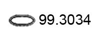 ASSO 99.3034 Уплотнительное кольцо, труба выхлопного газа 