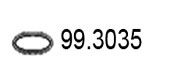 ASSO 99.3035 Уплотнительное кольцо, труба выхлопного газа 