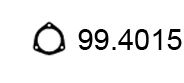 ASSO 99.4015 Прокладка, труба выхлопного газа 