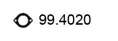 ASSO 99.4020 Прокладка, труба выхлопного газа 