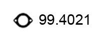 ASSO 99.4021 Прокладка, труба выхлопного газа 