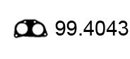 ASSO 99.4043 Прокладка, труба выхлопного газа 