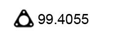 ASSO 99.4055 Прокладка, труба выхлопного газа 