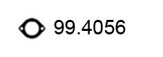 ASSO 99.4056 Прокладка, труба выхлопного газа 