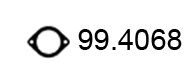 ASSO 99.4068 Прокладка, труба выхлопного газа 