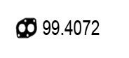 ASSO 99.4072 Прокладка, труба выхлопного газа 