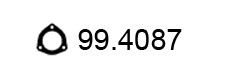 ASSO 99.4087 Прокладка, труба выхлопного газа 