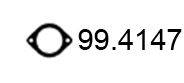 ASSO 99.4147 Прокладка, труба выхлопного газа 