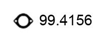 ASSO 99.4156 Прокладка, труба выхлопного газа 