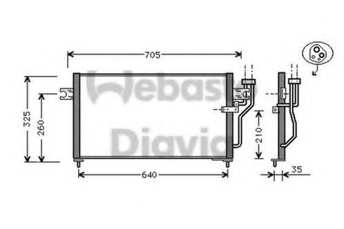 WEBASTO 82D0225127A Конденсатор, кондиционер для MITSUBISHI LANCER IV (Митсубиши/митсубиси Ланcэр иv) WEBASTO 82D0225127A Конденсатор, кондиционер для MITSUBISHI LANCER IV (Митсубиши/митсубиси Ланcэр иv)