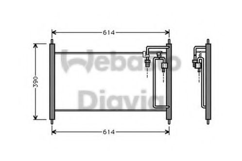 WEBASTO 82D0225129A Конденсатор, кондиционер для NISSAN (Ниссан) WEBASTO 82D0225129A Конденсатор, кондиционер для NISSAN (Ниссан)