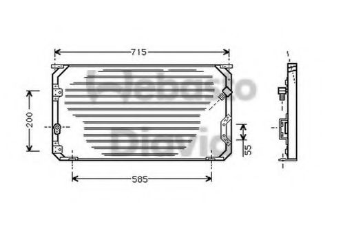 WEBASTO 82D0225142A Конденсатор, кондиционер для TOYOTA COROLLA (Тойота/тоета Cоролла) WEBASTO 82D0225142A Конденсатор, кондиционер для TOYOTA COROLLA (Тойота/тоета Cоролла)