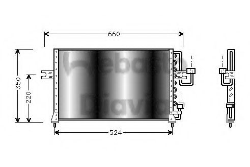 WEBASTO 82D0225284A Конденсатор, кондиционер для HYUNDAI EXCEL (Хендай Эxcэл) WEBASTO 82D0225284A Конденсатор, кондиционер для HYUNDAI EXCEL (Хендай Эxcэл)