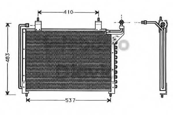 WEBASTO 82D0225295A Конденсатор, кондиционер для JAGUAR VANDEN PLAS (Ягуар Vандэн плас) WEBASTO 82D0225295A Конденсатор, кондиционер для JAGUAR VANDEN PLAS (Ягуар Vандэн плас)
