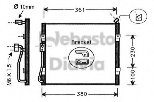 WEBASTO 82D0225366A Конденсатор, кондиционер для ROVER 400 (Ровер 400) WEBASTO 82D0225366A Конденсатор, кондиционер для ROVER 400 (Ровер 400)