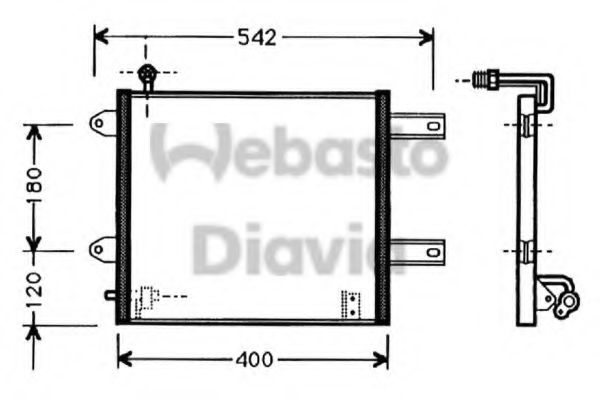 WEBASTO 82D0225373A Конденсатор, кондиционер для VOLKSWAGEN POLO (Фольксваген Поло) WEBASTO 82D0225373A Конденсатор, кондиционер для VOLKSWAGEN POLO (Фольксваген Поло)